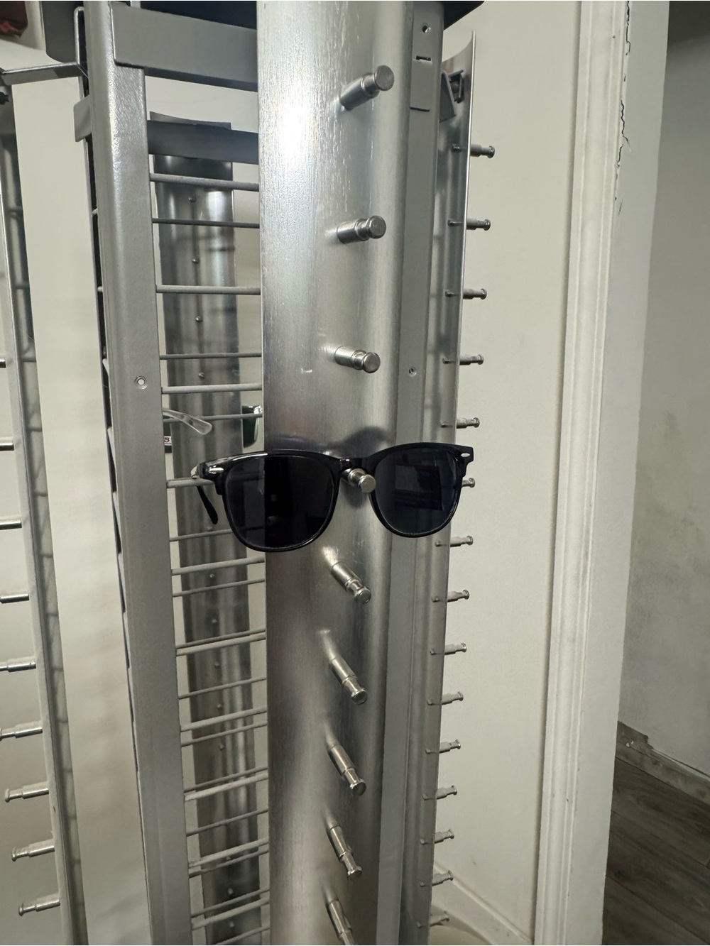 Classic Black Sunglasses with Dark Lenses